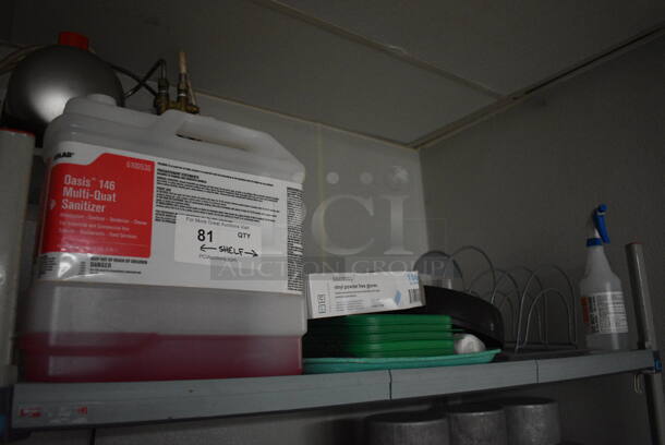 ALL ONE MONEY! Lot of Various Items Including Cleaner and Lids! - Image 1 of 3