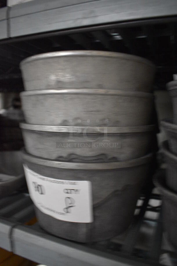 8 Metal Bowls. 7x7x4. 8 Times Your Bid! - Image 2 of 2