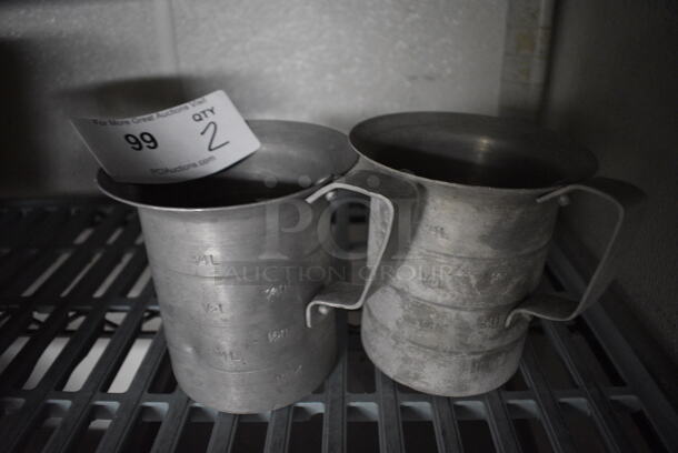 2 Metal Pitchers. 6x5x5. 2 Times Your Bid! - Image 1 of 2