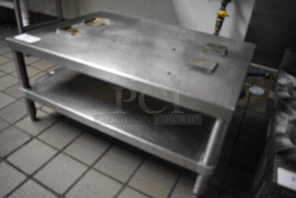 Stainless Steel Commercial Equipment Stand w/ Undershelf. 34.5x24x16 - Image 2 of 3