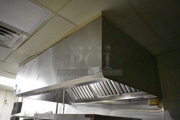 FANTASTIC! 7' Kalthoff SELF CONTAINED Stainless Steel Commercial Grease Hood w/ Filters and Lights. BUYER MUST REMOVE. 84x51x24 - Image 4 of 6