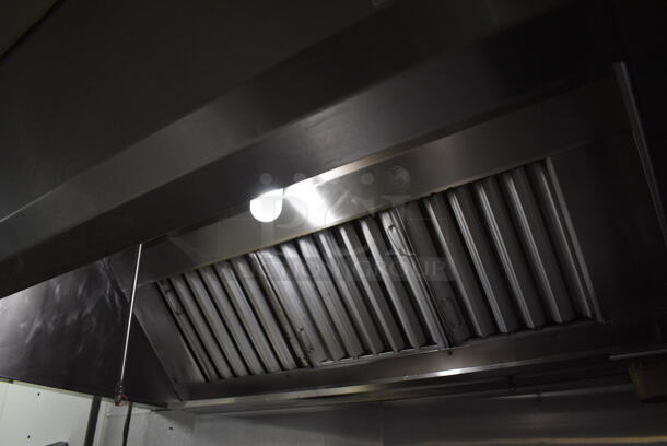 FANTASTIC! 7' Kalthoff SELF CONTAINED Stainless Steel Commercial Grease Hood w/ Filters and Lights. BUYER MUST REMOVE. 84x51x24 - Image 5 of 6