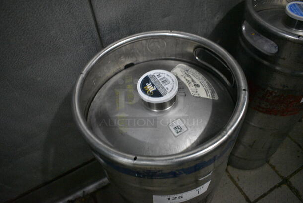 Metal Commercial Slim Quarter Size Keg. 11x11x23 - Image 2 of 3