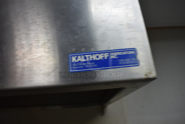 WOW! 6' Kalthoff Stainless Steel Commercial Steam Hood. BUYER MUST REMOVE. 72x36x24 - Image 4 of 6