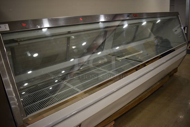 FANTASTIC! McCray Metal Commercial Floor Style Deli Display Case Merchandiser. 133x36x52 - Image 2 of 10