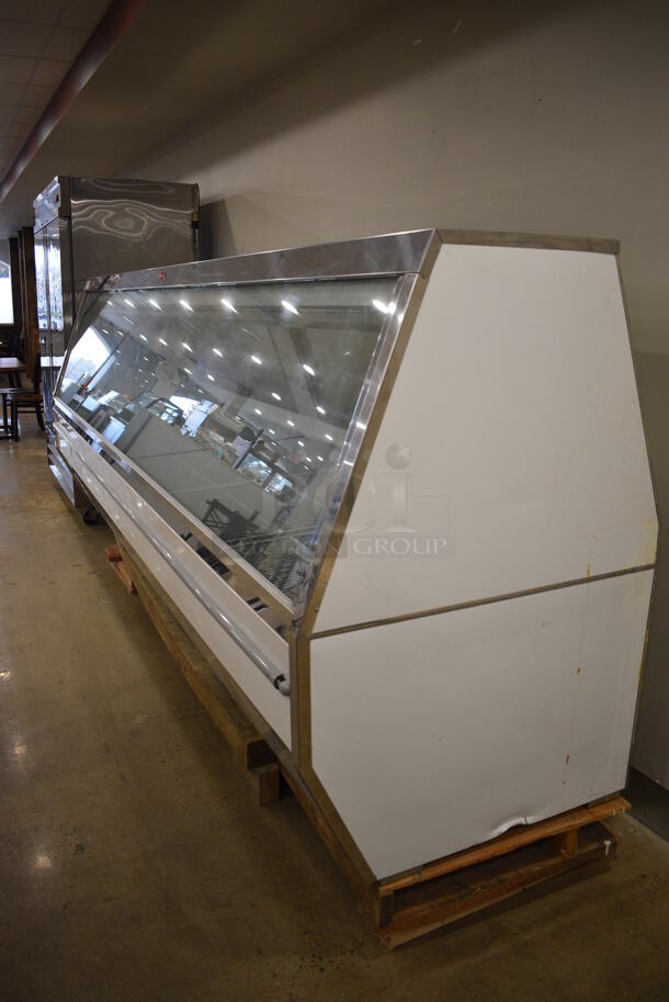 FANTASTIC! McCray Metal Commercial Floor Style Deli Display Case Merchandiser. 133x36x52 - Image 4 of 10