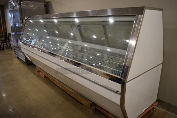 FANTASTIC! McCray Metal Commercial Floor Style Deli Display Case Merchandiser. 133x36x52 - Image 10 of 10