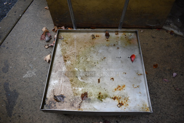 Stainless Steel Commercial Dish Caddy Dolly w/ Push Handle on Commercial Casters. 21x23x32 - Image 3 of 3