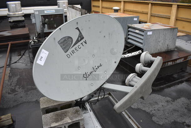 Directv Slim Line Antenna Dish. BUYER MUST REMOVE. 38x36x46 - Image 2 of 6
