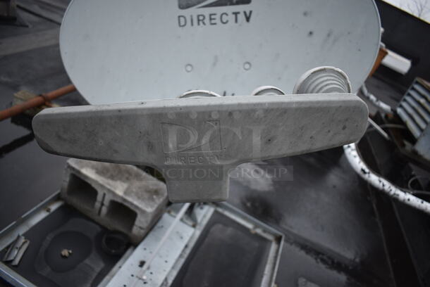 Directv Slim Line Antenna Dish. BUYER MUST REMOVE. 38x36x46 - Image 4 of 6