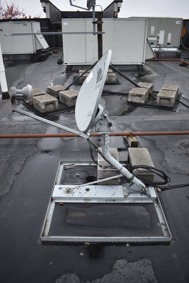 Directv Slim Line Antenna Dish. BUYER MUST REMOVE. 38x36x46 - Image 5 of 6