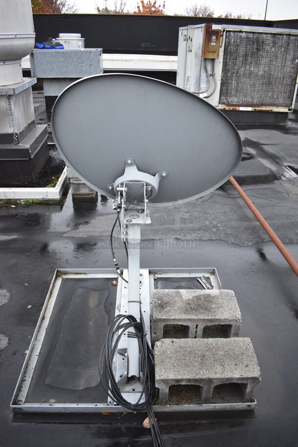 Directv Slim Line Antenna Dish. BUYER MUST REMOVE. 38x36x46 - Image 6 of 6