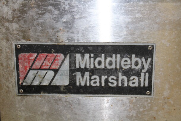 AWESOME! Middleby Marshall Model PS360WB Pacesetter Commercial Stainless Steel Natural Gas Double Conveyor Pizza Oven. 90x34.5x82 Working When Removed! 2X Your Bid! - Image 2 of 10