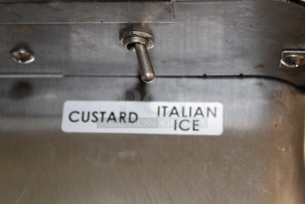 WOW! Stoelting Ross Model CF101-388 Commercial Stainless Steel Countertop Custard/Italian Ice/Soft Serve Ice Cream Batch Freezer. 19.5x32.5x36. 208-240V. 60Hz. 1 Phase. Working When Removed! - Image 3 of 8