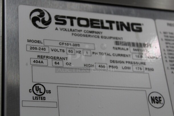 WOW! Stoelting Ross Model CF101-388 Commercial Stainless Steel Countertop Custard/Italian Ice/Soft Serve Ice Cream Batch Freezer. 19.5x32.5x36. 208-240V. 60Hz. 1 Phase. Working When Removed! - Image 4 of 8