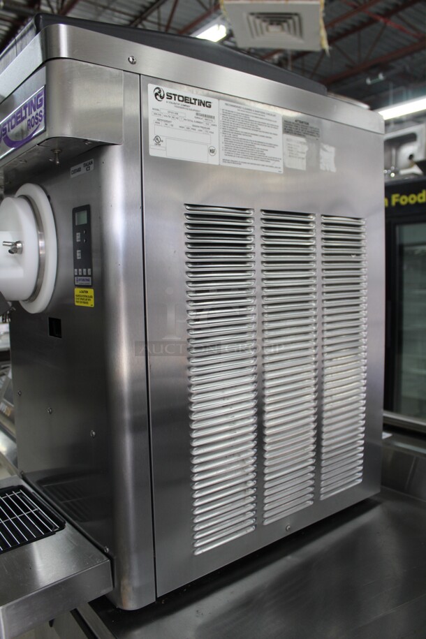 WOW! Stoelting Ross Model CF101-388 Commercial Stainless Steel Countertop Custard/Italian Ice/Soft Serve Ice Cream Batch Freezer. 19.5x32.5x36. 208-240V. 60Hz. 1 Phase. Working When Removed! - Image 5 of 8