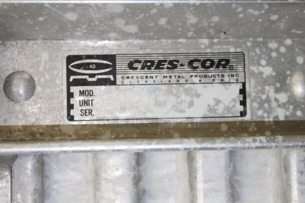 FABULOUS! Cres-Cor Commercial Aluminum Meal Delivery Cart On Commercial Casters. 27.5x21x58 - Image 6 of 6