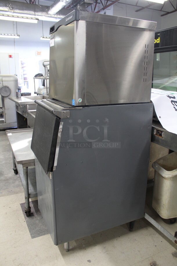 AWESOME! Scotsman Prodigy Model C0322MA-1B Commercial Stainless Steel Air Cooled 365lb/Day Ice Machine With Ice Bin. 22.5x33x66. 115V/60Hz. Working When Removed! - Image 3 of 6
