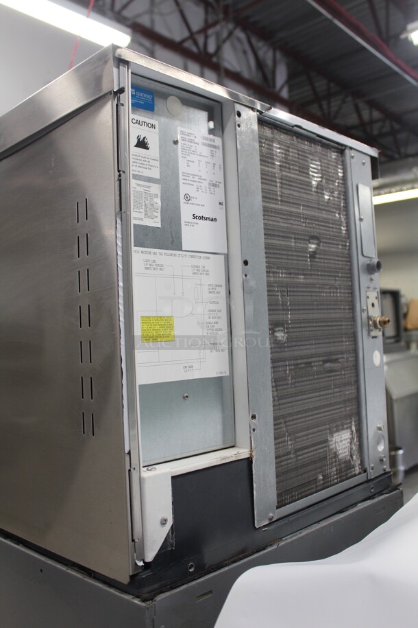 AWESOME! Scotsman Prodigy Model C0322MA-1B Commercial Stainless Steel Air Cooled 365lb/Day Ice Machine With Ice Bin. 22.5x33x66. 115V/60Hz. Working When Removed! - Image 4 of 6