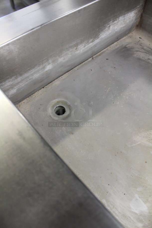 AMAZING! Commercial Stainless Steel Ice Well With Drain. 48x34.5x69 - Image 3 of 6