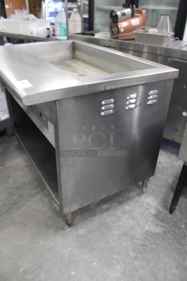 AMAZING! Commercial Stainless Steel Ice Well With Drain. 48x34.5x69 - Image 4 of 6