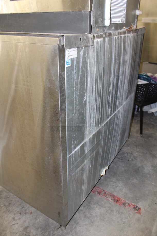 WOW! Scotsman Model CME1056AS-32F Commercial Stainless Steel Air Cooled Ice Maker With Ice Bin. 48x34x77. 208-230V. 60Hz. Working When Removed! - Image 6 of 10