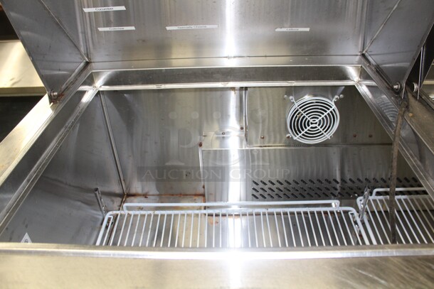 TERRIFIC! Migali Model C-SP60-24BT Commercial Stainless Steel Mega Top Sandwich/Salad Prep Cooler/Refrigerator. 60x34x45. 115V/60Hz. Working When Removed!  - Image 5 of 9