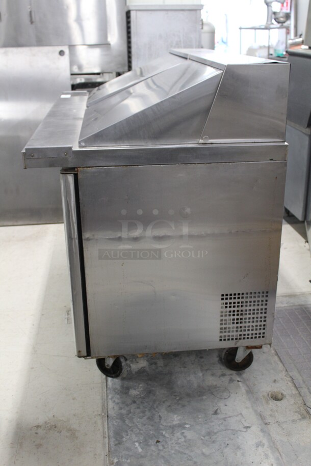 TERRIFIC! Migali Model C-SP60-24BT Commercial Stainless Steel Mega Top Sandwich/Salad Prep Cooler/Refrigerator. 60x34x45. 115V/60Hz. Working When Removed!  - Image 7 of 9