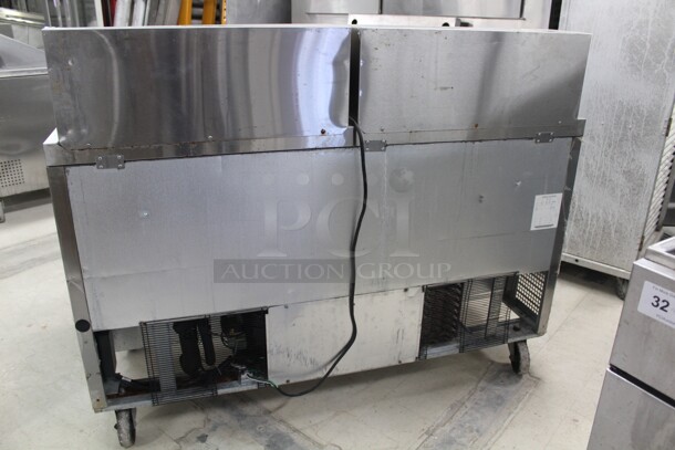 TERRIFIC! Migali Model C-SP60-24BT Commercial Stainless Steel Mega Top Sandwich/Salad Prep Cooler/Refrigerator. 60x34x45. 115V/60Hz. Working When Removed!  - Image 8 of 9