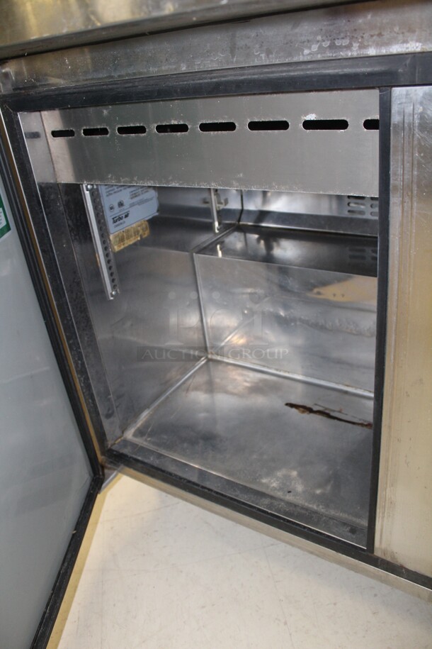 FABULOUS! Turbo Air Model TST-48SD-18 Commercial Stainless Steel Mega Top Sandwich/Salad Prep Cooler/Refrigerator On Commercial Casters. 48x34x44 - Image 3 of 8