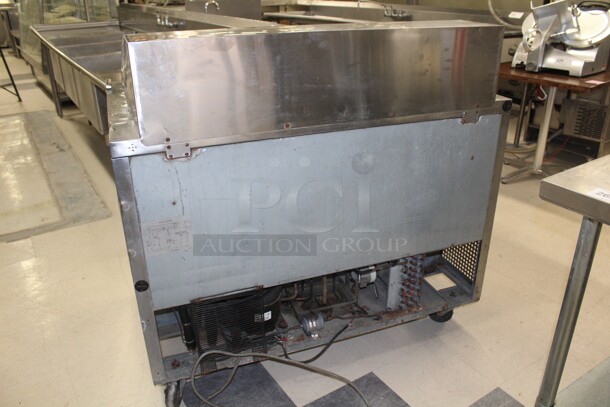 FABULOUS! Turbo Air Model TST-48SD-18 Commercial Stainless Steel Mega Top Sandwich/Salad Prep Cooler/Refrigerator On Commercial Casters. 48x34x44 - Image 7 of 8