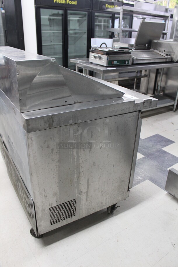 SUPER FIND! Ascend Model JMP-4818 Commercial Stainless Steel Mega Top Sandwich/Salad Prep Cooler/Refrigerator. 48x34x44. 115V/60Hz. Working When Removed! - Image 6 of 6