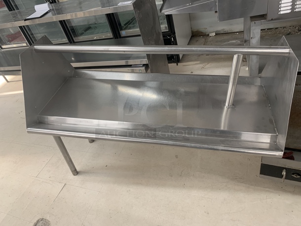 WOW! Commercial Stainless Steel Shelf. 2 Legs Missing. 50x25x38