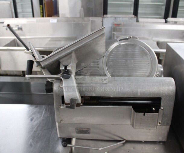FABULOUS! Hobart Model 1712 Commercial Stainless Steel Countertop Meat/Cheese Slicer. 22x18x25. 115V/60Hz. Working When Removed! 