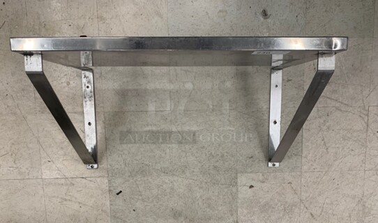 NICE! Commercial Stainless Steel Wall Mount Shelf. 36x21x20. 