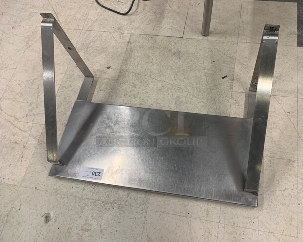 NICE! Commercial Stainless Steel Wall Mount Shelf. 36x21x20.  - Image 2 of 2