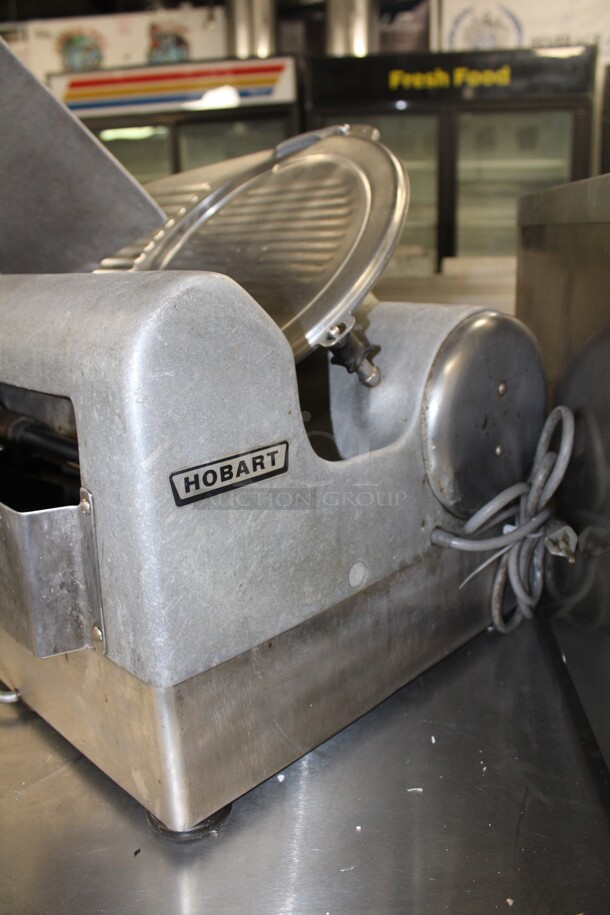 FABULOUS! Hobart Model 1712 Commercial Stainless Steel Countertop Meat/Cheese Slicer. 22x18x25. 115V/60Hz. Working When Removed!  - Image 6 of 9