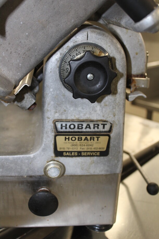 FABULOUS! Hobart Model 1712 Commercial Stainless Steel Countertop Meat/Cheese Slicer. 22x18x25. 115V/60Hz. Working When Removed!  - Image 9 of 9