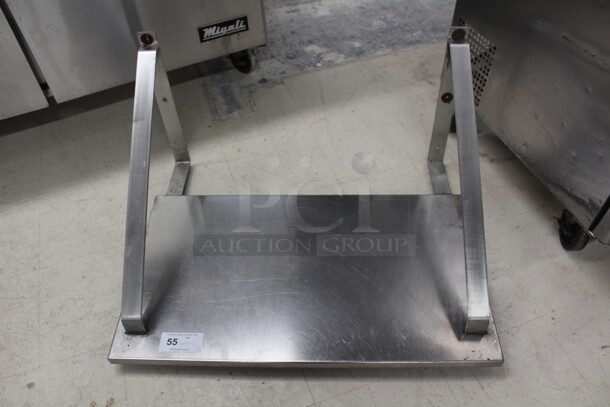 GREAT FIND! Commercial Stainless Steel Wall Mount Shelf. 36x27x19