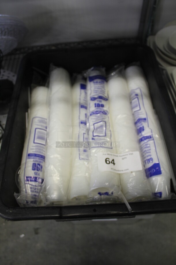 ALL ONE MONEY!  Lot of 3.5 Ounce Plastic Cups  - Image 1 of 2