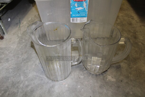 ALL ONE MONEY! Lot Of Plastic Pitchers. 