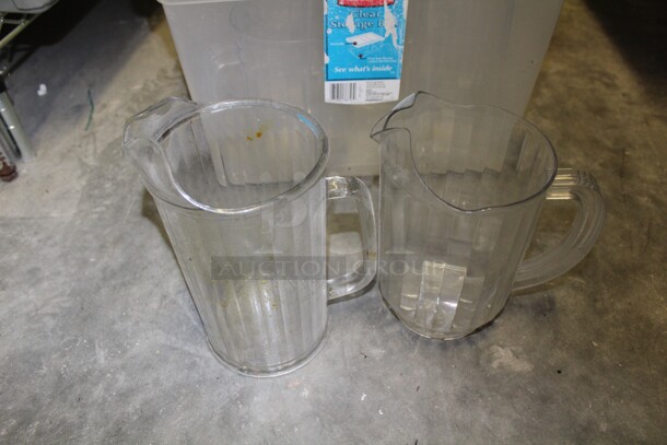 ALL ONE MONEY! Lot Of Plastic Pitchers.  - Image 1 of 3