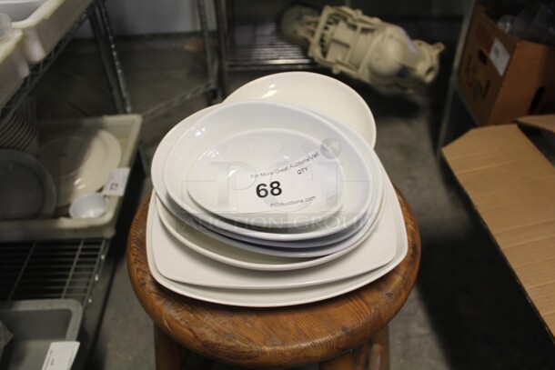 ALL ONE MONEY! Various White Dishes And Bowls.  - Image 2 of 2
