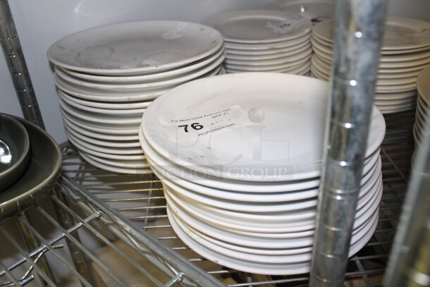 25 White Plates. 10x10x1. 10X Your Bid!  - Image 2 of 2