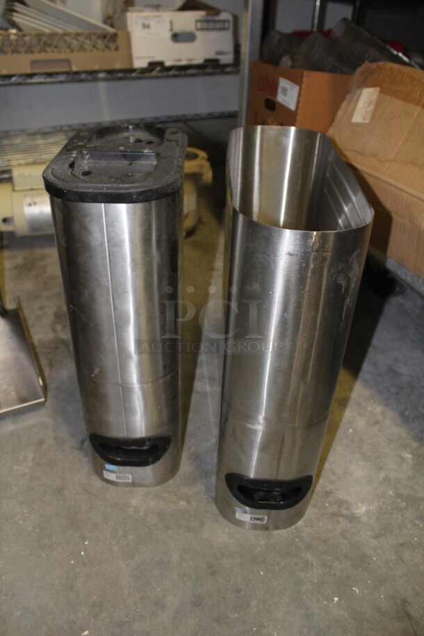 2 Winco SSDB-5 Commercial Stainless Steel Iced Tea Dispensers. 2X Your Bid! - Image 2 of 2