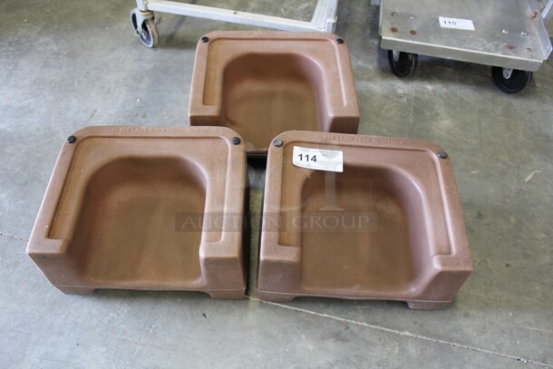 3 Commercial Booster Seats. 15x12x8. 3X Your Bid! 