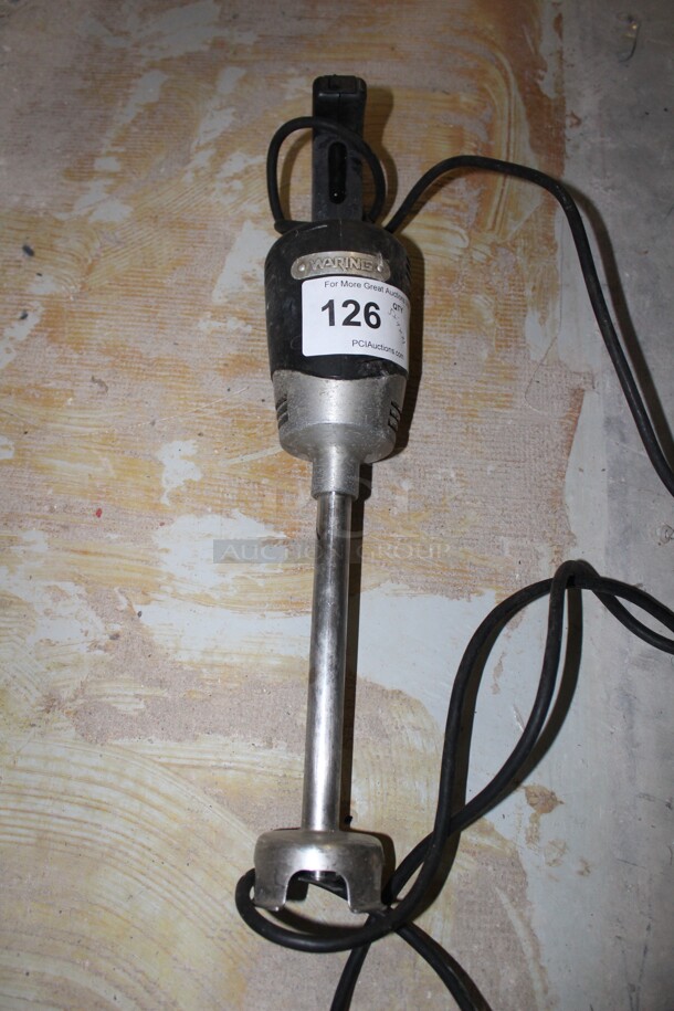 SUPER FIND! Waring Commercial Hand Blender/Mixer. 5x4x21. Working When Removed! 