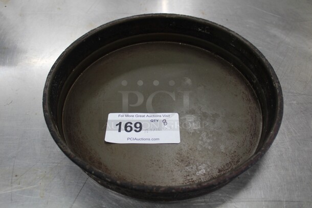 8 Deep Dish Pizza Pans. 12.5x12.5x2. 8X Your Bid!  - Image 1 of 2