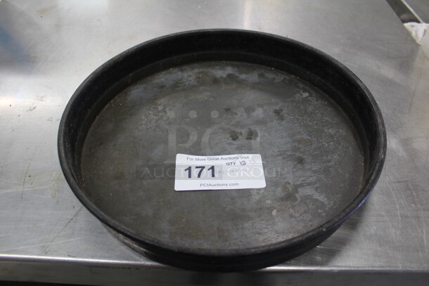 13 Deep Dish Pizza Pans. 14.5x14.5x2.5. 13X Your Bid!  - Image 1 of 2