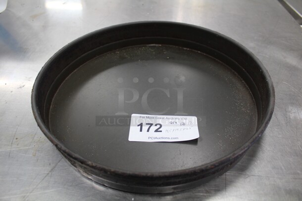 12 Deep Dish Pizza Pans. 14.5x14.5x2.5. 12X Your Bid!  - Image 1 of 2